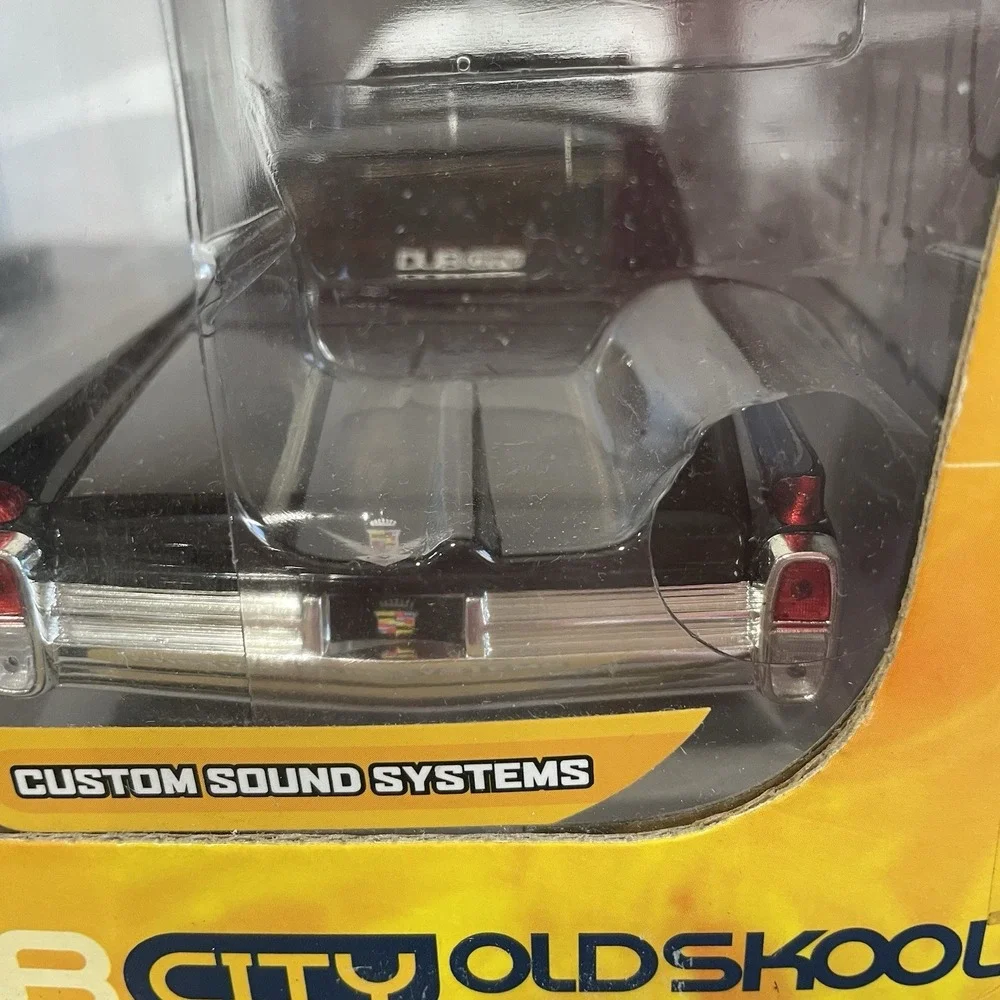 JADA DUB CITY OLDSKOOL 1963 Cadillac‎ Black 1:24 DIECAST MODEL